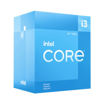 Intel Core i3 12100F – Processeur 4 coeurs (3.3 GHz / 4.3 GHz) – LGA 1700