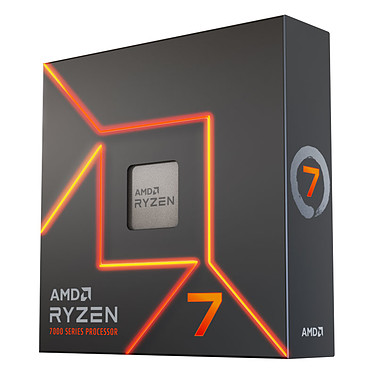 AMD Ryzen 7 7700X - Processeur 8 coeurs (4.5 GHz / 5.4 GHz) - AM5
