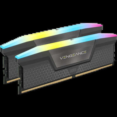Corsair Vengeance RGB 32Go (2x16Go) DDR5-6400 CL36 Noir