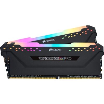 Corsair Vengeance RGB PRO 32Go (2x16Go) DDR4-3200 CL16 Noir