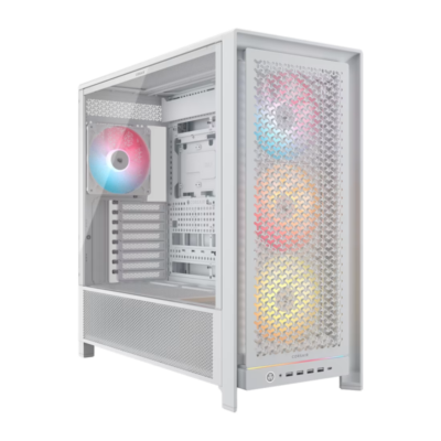 Boitier Moyen Tour E-ATX Corsair Frame 5000D RS RGB avec panneau vitré (Blanc)