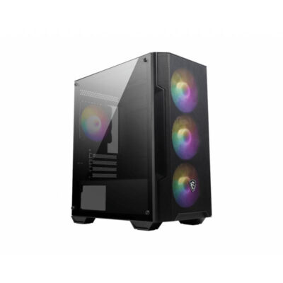 Boitier Mini Tour Micro-ATX MSI Mag Forge M100A RGB avec panneau vitré (Noir)